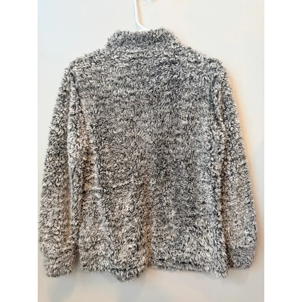Weatherproof Vintage Frosted Pile Fleece 1/4 Zip Pullover Flaw M
